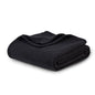 Berkshire Blanket Microfleece Queen Size Bed Blanket Black,Lightweight Soft Breathable Plush Micro Fleece Blanket for Bed Couch Sofa,90x90 Inches - color: Black, size: Full/Queen