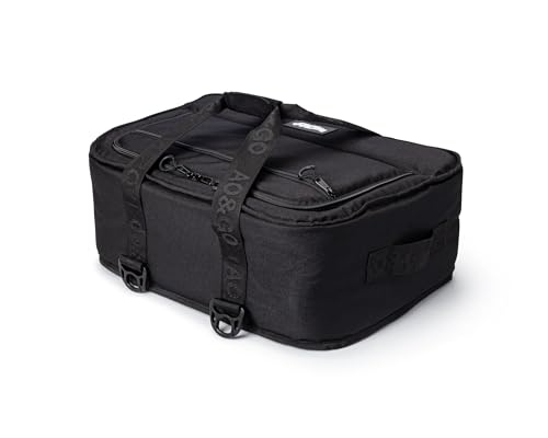 AO Coolers Stow-N-Go Canvas Soft-Sided Cooler, Low Profile and Leak Proof, Insulated for 24-Hour Cold - color: Black