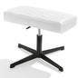 VECELO Under Desk Footrest, PU Ergonomic Foot Rest with Comfort Padding, Height Adjustable for Relieving Leg Pain, Stiffness, and etc, White - color: White