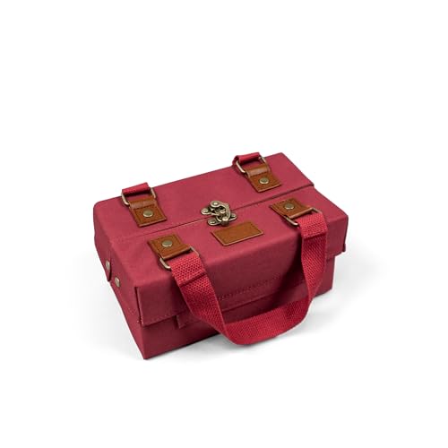 SplayTray: The Bag That Opens Into a Tray (Ruby, Small) - color: Ruby, size: Small