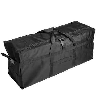 Arxus Large Duffel Bag, Waterproof Carry on Weekend Overnight Storage Bag over Luggage for Airline, Travel, Camping, Moving - color: 180L-Black