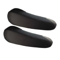 FH Group Flat Cloth Fabric Armrest Cover Semi-Universal Fit, One Pair Black - color: Black, style: Armrest Cover
