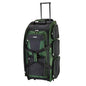 Travelers Club Xpedition 30 Inch Multi-Pocket Upright Rolling Duffel Bag - color: Forest Green