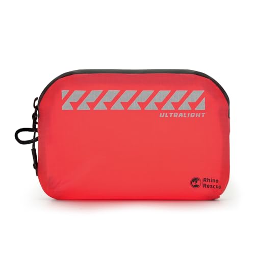 RHINO RESCUE EDC First Aid Kit for Travel, Mini Water-Resistant & Ultralight Portable Quick Search Emergency Med Kit for Car, Camping, Hiking,Cycling, Backpacking - size: Mini