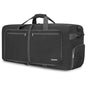 Gonex Large Foldable Travel Duffle Bag with Shoes Compartment, Packable Lightweight Water Repellent Duffel Bag for Camping Gym Weekender Bag - color: Dark Grey, size: 60L