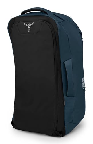 Osprey Farpoint 70L Men's Travel Backpack, Muted Space Blue - color: Muted Space Blue, size: 70L