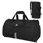 Garment Bags for Travel,50L Carry on Convertible Garment Duffle bag with Shoulder Strap,3 in 1 Hanging Suit Travel Bag with Shoulder Strap - color: Black