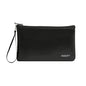 Fireproof Money Bag (6400℉), Fireproof Document Bags, Bank Cash Bag with Zipper & Strap, Suitable for A5 Documents, Bank Inventory, Passport (Black)