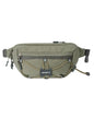 WATERFLY Lightweight Small Fanny Pack: 1.5L Mini Slim Crossbody Waist Belt Hip Bag with RFID Blocking, Anti-Theft & Water Resistant Pouch for Women Men Travel Hiking Running Walking EDC - color: Gray-Green