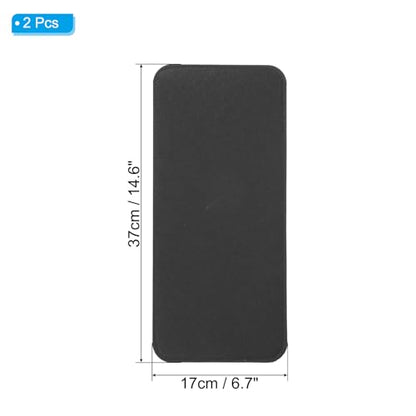 PATIKIL Felt Base Shaper, Bag Bottom Shaper Pad Purse Liner Board Insert Oval for Handbags Tote Crossbody Bag Backpack - color: Black, size: 15x7 Inch