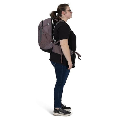 Osprey Sportlite 25L Lightweight Hiking Backpack for Men and Women - Everyday Hiking Bag - Travel Daypack, Raven Black, Extended Fit - color: Raven Black, style: 25l - Extended Fit