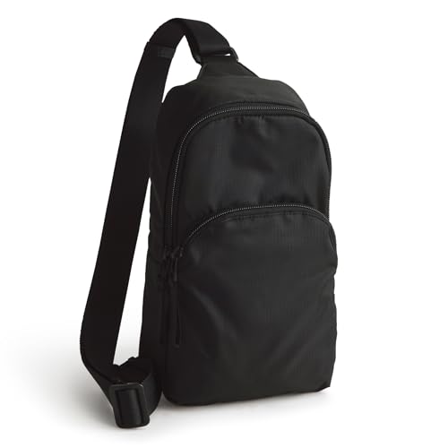 Vera Bradley Women's Ripstop Lorman Sling Backpack, Moonless Night, One Size - color: Moonless Night