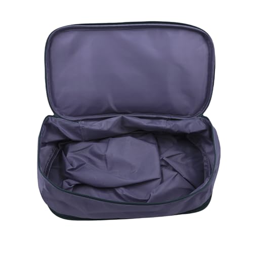Portable Underwear Bra Storage Bag Waterproof Travel Organizers Multi-Layer Toiletry Packing Cube - color: deep Purple