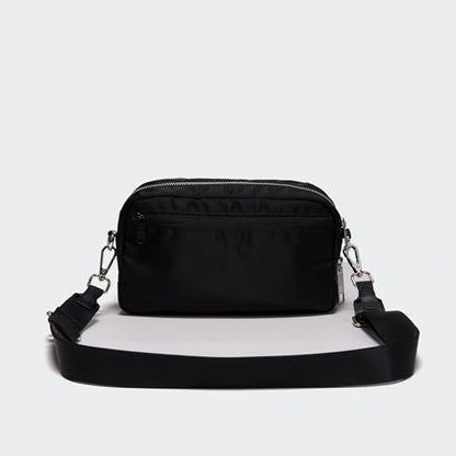 Pander Crossbody Sling Bag – Everyday Purse with Adjustable Strap, Perfect for Travel, Errands, and Daily Use - color: Black Onyx
