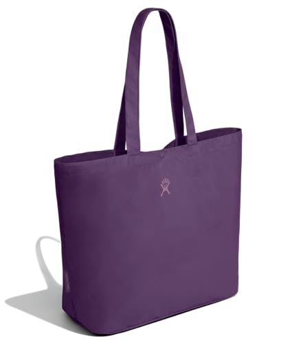 Hydro Flask Tote Bag - Everyday Reusable Travel Bag - Packable for Shopping & Grocery in 20L Beachplum Purple - color: Beachplum Purple
