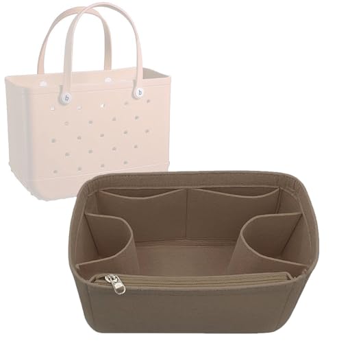 Lckaey Beach Bag Organizer for bogg bag accessories medium Storage bags Organizing bogg divider 3018coffee-M - color: Coffee, size: Medium