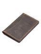 Handcrafted Genuine Leather Wallets, Minimalist Cardholders, and Passport Covers, Handmade Gift - color: Chestnut, style: Bifold Cardholder In-out
