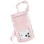 Case-Mate Wavy IP68 Waterproof Phone Pouch - Large Floating Phone Case w/Crossbody Lanyard - Cruise Ship Travel Essentials Compatible w/All Devices - Hidden Pocket for Card/Cash- Ballet Pink Twinkle - color: Wavy Ballet Pink Twinkle
