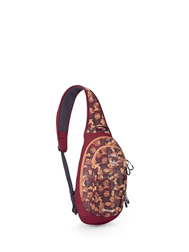 Osprey Daylite Shoulder Sling Bag - Crossbody Backpack for Everyday Carry, Festivals, and Travel - color: Liquify Print/Kakio Pink