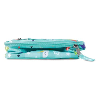 PackIt Freezable Classic Lunch Box, Happy Clouds, Built with EcoFreeze Technology, Collapsible, Reusable, Zip Closure With Zip Front Pocket and Buckle Handle, Designed for Fresh Lunch On the Go - color: Happy Clouds