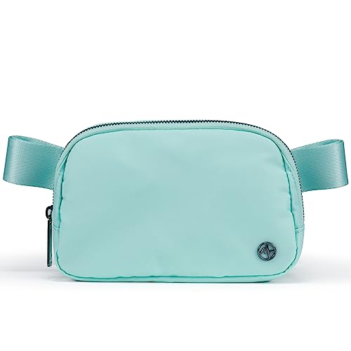 Pander Belt Bag for Women, Fashion Waist Packs, Crossbody Bags, Everywhere Belt Bag with Adjustable Strap (Pale Turquoise). - color: Pale Turquoise