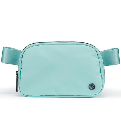 Pander Belt Bag for Women, Fashion Waist Packs, Crossbody Bags, Everywhere Belt Bag with Adjustable Strap (Pale Turquoise). - color: Pale Turquoise