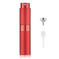 LISAPACK 8ML Atomizer Perfume Spray Bottle for Travel, Empty Refillable Cologne Dispenser, Portable Sprayer (Red) - color: Red