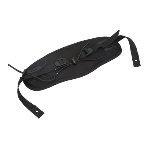 HERCHR Kayak Backrest, EVA Padded Kayak Seat Back Support Pad, Adjustable Portable Lumbar Cushioned Seat Pad for Canoe Boat Watersports Comfortable Lumbar Back Rest