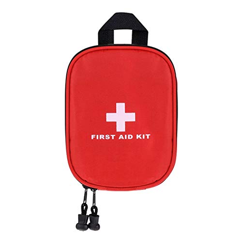 Nylon First Aid Kit Empty, Travel Empty First Aid Kit Pouch Bag for Emergency at Home, Office, Car, Outdoors, Boat, Camping, Hiking(Bag Only) - size: 6.7 x 5.1 x 2.1 Inch