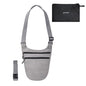 Crossbody Money Belt for Travel Women & Men Hidden, Travel Wallet Pouch - Slim Passport Holde, RFID Blocking Neck Wallet Under Clothes to Protect Cash, Credit Cards and Documents (GRAY) - color: GRAY