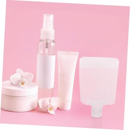 5Pcs Travel Size Refillable Squeeze Pouches, 30ml Clear Toiletry Containers, Portable Packing Bags