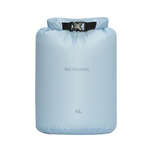 Bee Nesting Waterproof Dry Bag Lightweight Dry Sack Marine Dry Bags Suitable for swimming,kayaking,rafting boating, surfing, outdoor travel, mountaineering,hiking - color: Blue, size: 4L