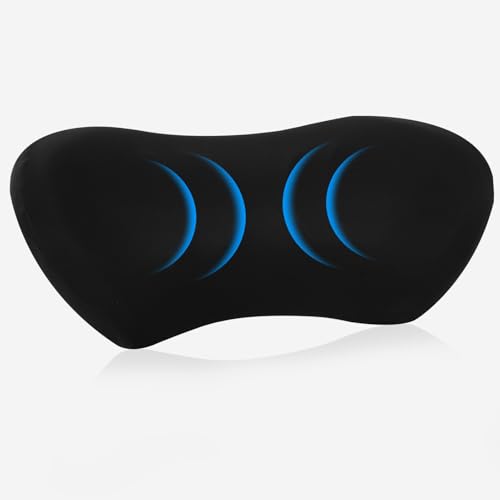 Lumbar Support Pillow for Office Chair - Lumbar Pillow for Car - Ergonomic Lumbar Support Pillow for Car Back Support Cushion - color: Classic Black