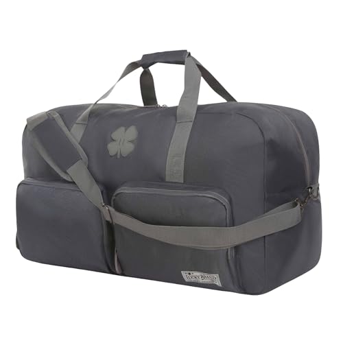Lucky Travel Duffel Bags 115L, Gym Bag, Travel Bag & Large Duffle Bag for Men, Foldable Overnight Weekender Bags for Women & Men with Adjustable Shoulder Strap, Charcoal - color: Charcoal, size: 115L