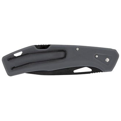 Gerber Gear LST - EDC Pocket Knife - Survival Tactical Tool for Travel, Camping & Outdoor Adventure - Lightweight & Compact Folding Knife - Stainless Steel Blade - Gray - color: Gray