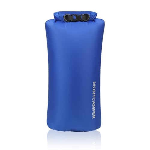 Waterproof Dry Bag 20L – 30D Nylon Roll Top Dry Sack with PU Coating, Lightweight Water-Resistant Storage for Kayaking, Camping, Hiking, Fishing & Beach (Blue) - color: Blue, size: 20L