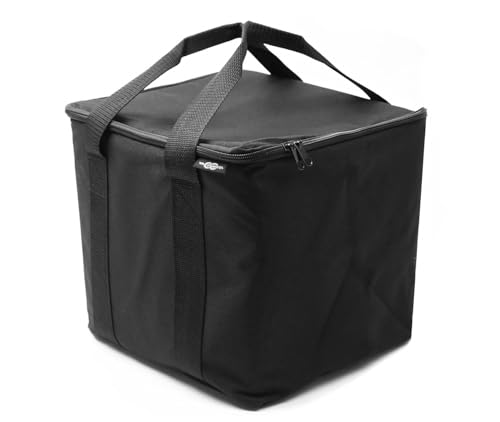Insulated Car Trunk Cooler – Thermal Bag for Groceries & Travel, Leak-Resistant, Fits Trunk Organizer Compartments, Heavy Duty 1680D – Black - color: black, size: 1-section small