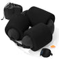3-Ring Memory Foam Travel Neck Pillow It has obtained a Patent. The Three Rings can be movably Adjusted to Provide Flexible Support for The Neck, Head, and Other Areas.Black - color: Black