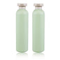 8.8oz Squeeze Bottles with Flip Cap, Refillable Plastic Travel Bottles for Creams, Lotion, Shampoo, Conditioner (2 Pcs) - color: Green, size: 260ml/8.8oz