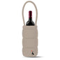 PUFT Puffer Wine Tote Bag – Insulated Wine Bottle Carrier for Bottles – Trendy Quilted Wine Bag - color: 1 Bottle Sand
