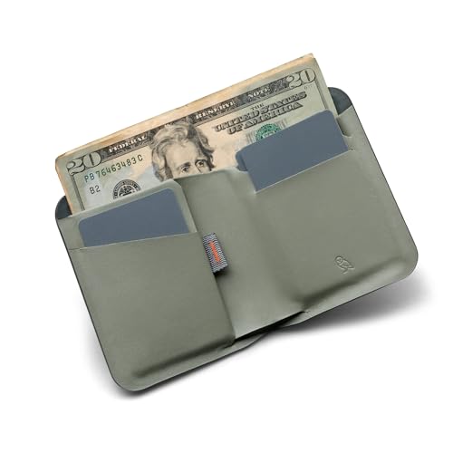 Bellroy Apex Note Sleeve – (Molded leather billfold wallet, RFID protected) - Everglade - color: Everglade