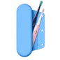 Silicone Electric Toothbrush Travel Case, Manual Toothbrush Travel Cover for Men and Women,Toothbrush Holder for Travel,Gym and More, Fits Most Manual and Electric Toothbrushes - Sky Blue - color: Sky Blue