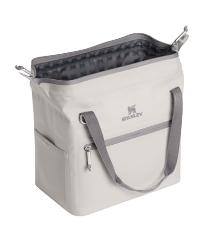 Stanley All Day Julienne Soft Cooler Bag and Lunch Box | Insulated Travel Bag with Zipper | BPA-Free - color: Ash, style: Midi