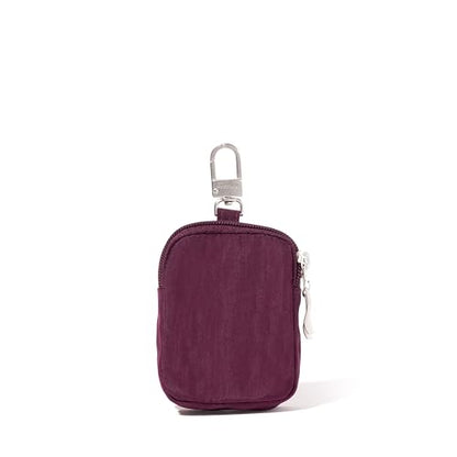 Baggallini womens On the Go Mini Pouch - color: Mulberry