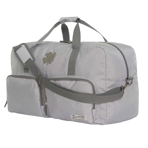 Lucky Travel Duffel Bags 115L, Gym Bag, Travel Bag & Large Duffle Bag for Men, Foldable Overnight Weekender Bags for Women & Men with Adjustable Shoulder Strap, - color: Light Gray, size: 115L