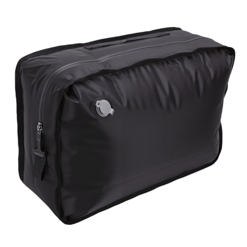 Naroote Vacuum Storage Bag, 25L Capacity Reusable Nylon Pump Travel Storage Bags Set, Water Proof Portable Space Saver Bag with Air Tight Design for Travel & Camping