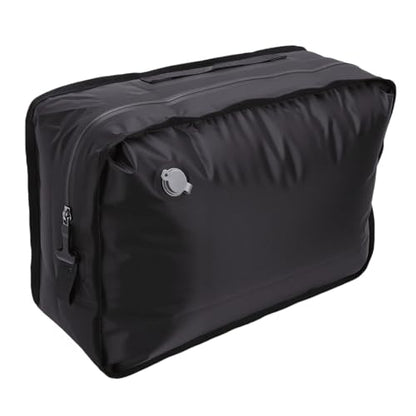 Naroote Vacuum Storage Bag, 25L Capacity Reusable Nylon Pump Travel Storage Bags Set, Water Proof Portable Space Saver Bag with Air Tight Design for Travel & Camping