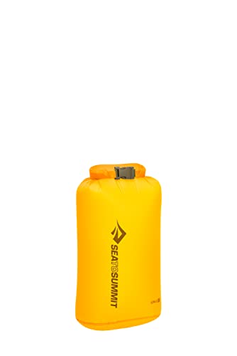 Sea to Summit Ultra-Sil Dry Bag, Ultralight Waterproof Dry Storage - color: Zinnia Yellow, style: 5 Liter