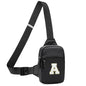 Mini Sling Bag for Men Crossbody,Small Chest Bag Casual Trendy Waterproof Lightweight Phone Crossover Daypack - color: Black Small Sling Bag