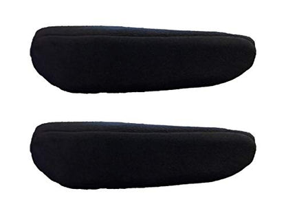 Car Console Covers Plus Pair of Fleece Armrest Covers Designed for Honda Pilot 2016-2022 for Pull Down Armrests Made in USA Black - color: BLACK